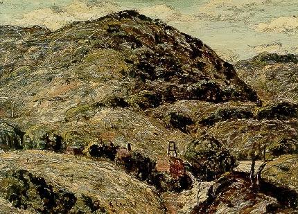 Ernest Lawson, "Untitled (Cripple Creek Mine)", oil, 1924 broadmoor academy colorado