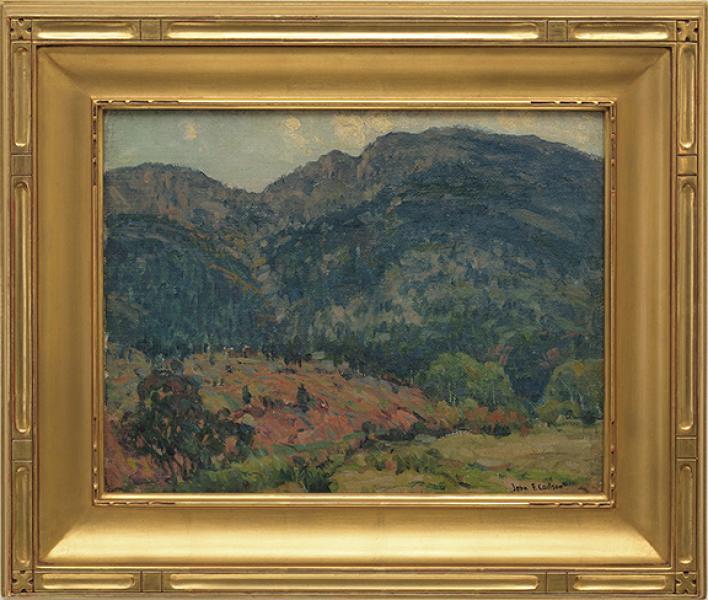 John F. Carlson, Granite Barriers, oil painting, colorado, broadmoor art academy frame