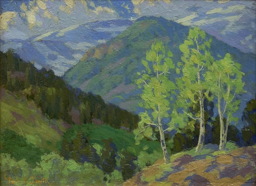 Paul K. Smith colorado mountain landscape painting denver artist guild colorado fifteen