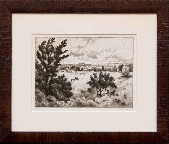 Gene Kloss etching 