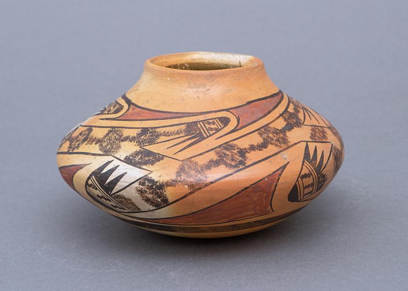 old historic pueblo pottery jar