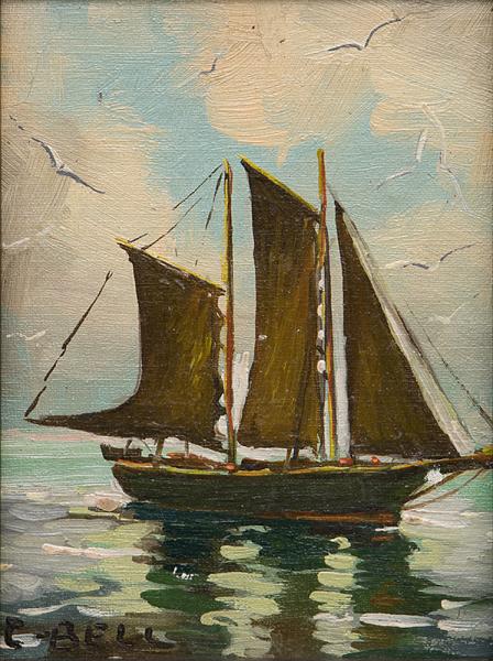 Caroline Bell sailing nautical marine painting artist