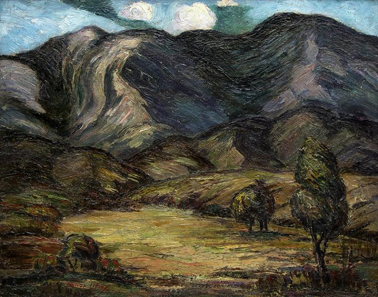 Tabor Utley Colorado oil painting broadmoor art academy mountain landscape modernist