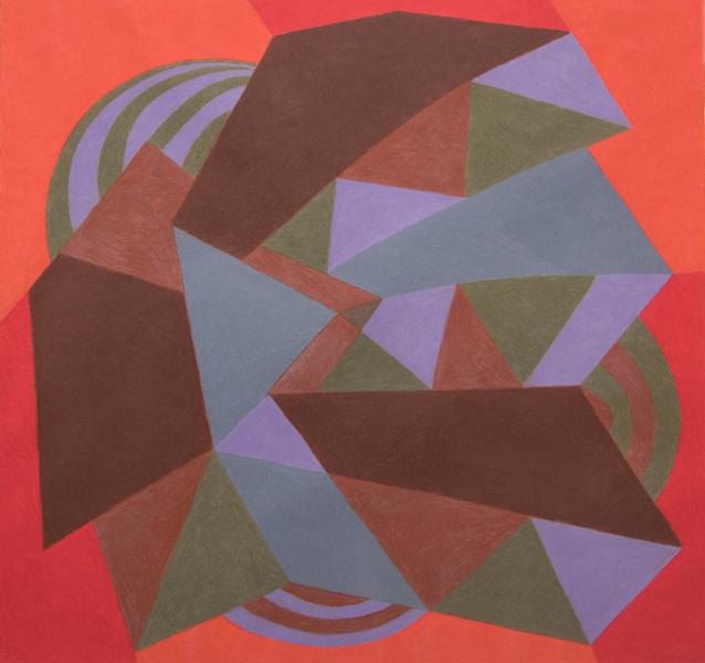 margo hoff chicago abstract expressionist woman artist mid-century modern