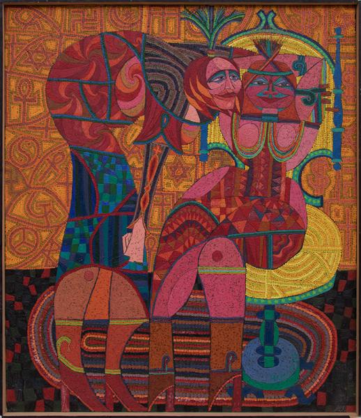 edward marecak denver colorado mid-century modern art abstract cubist 