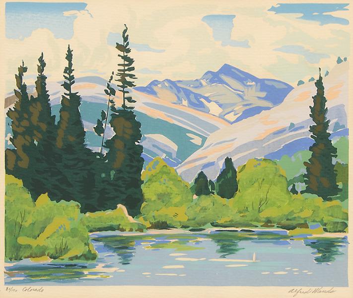 alfred wands colorado landscape painting for saleVictoria Huntley, 