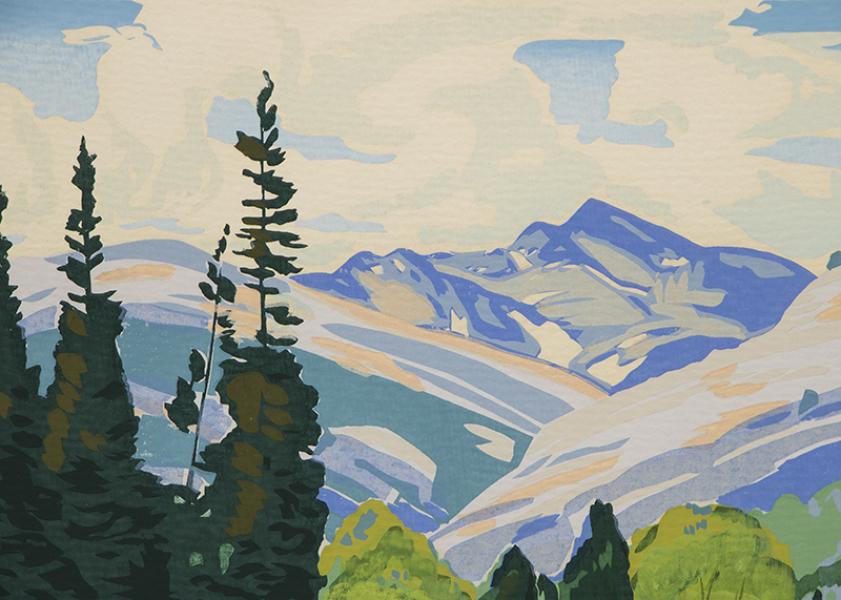 alfred wands colorado landscape painting for saleVictoria Huntley, 