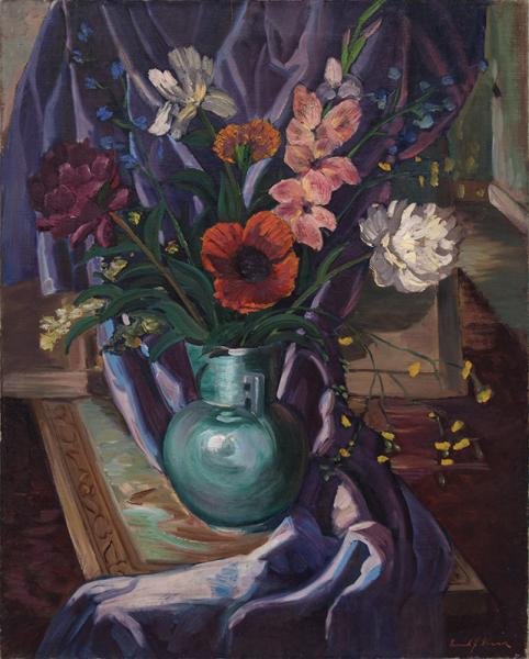 Frank Joseph Vavra still life oil painting denver artist's guild, modernist, 15 colorado fifteen