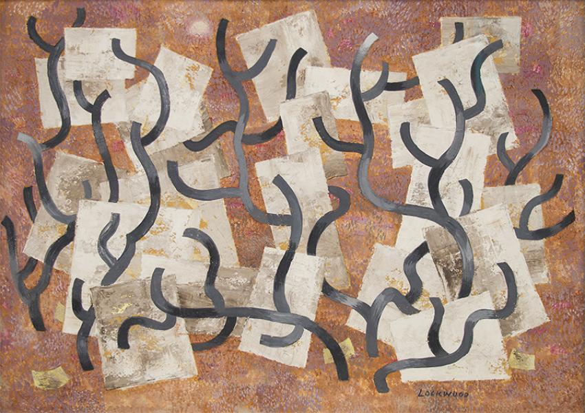 John Ward Lockwood mid-century modern abstract painting new mexico colorado art gallery