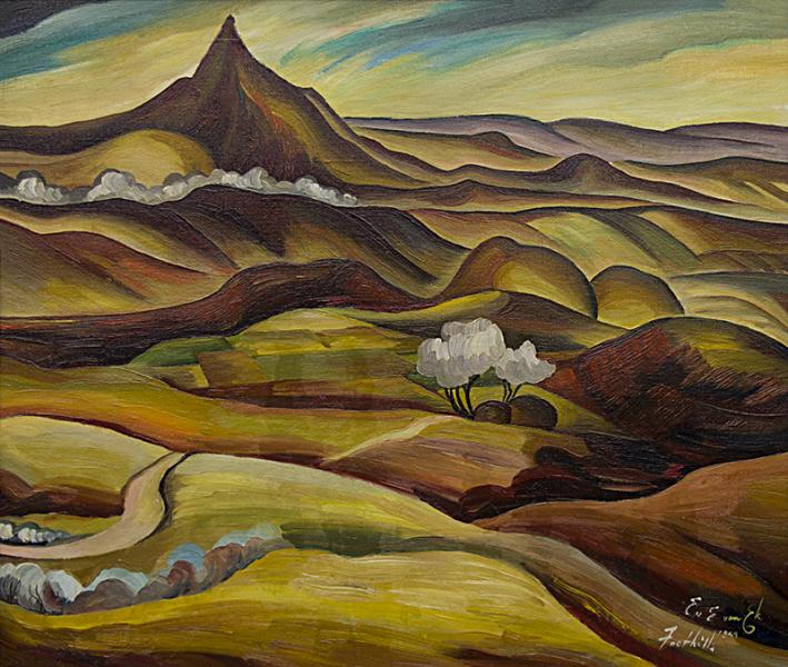 eve drewelowe van ek foothills colorado modernist wpa era painting woman women artist 