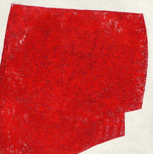 Wilma Fiori, Pyrol, #3, late 20th century, early 21st century, abstract, monotype, print, color, red, white, Painting, Vintage, Fine art, for sale, purchase, gallery, museum, Denver, Colorado, consign