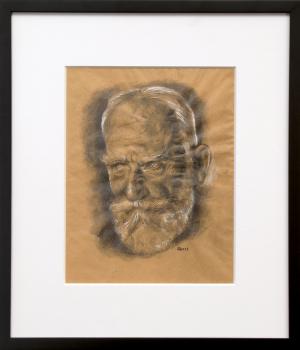Herndon Davis, Portrait, Man, beard, art, for sale, denver, colorado, gallery, vintage