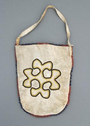 Pouch, circa 1900 beaded 19th century Native American Indian antique vintage art for sale purchase auction consign denver colorado art gallery museum