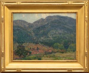 John F. Carlson, Granite Barriers, Colorado, landscape, painting, plein air, oil, circa 1920, broadmoor academy, vintage, original, for sale, purchase, art, gallery