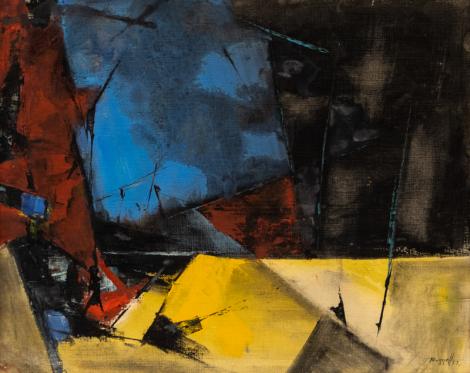 Charles Bunnell, Abstract, 1959, oil painting for sale