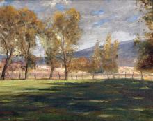 Frank P. Sauerwein, "Near Taos, New Mexico", oil on canvas, c. 1908