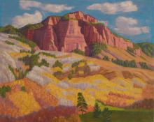 Paul Kauvar Smith, "Redstone, Colorado", oil, c. 1930