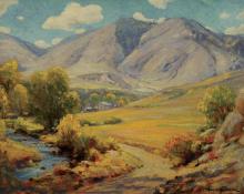 Robert Alexander Graham, "Turkey Creek Cut Off, No. 18", oil, c. 1925