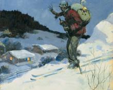 Paul Gregg, "Christmas Still Comes", oil on canvas, 1938