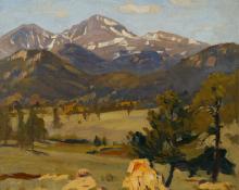 Ferdinand Kaufmann, "Untitled (Colorado Landscape)", oil, c. 1930