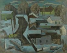 Paul Kauvar Smith, "Denver, Colorado", oil, c. 1955