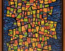 Paul Kauvar Smith, "Painted Mosaic", oil, c. 1955 for sale purchase consign auction denver Colorado art gallery museum