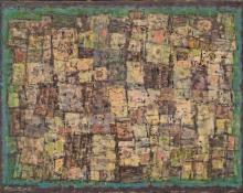 Paul Kauvar Smith, "Untitled (Abstract)", oil, c. 1960