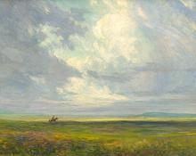 George Elbert Burr, "Thunderheads", oil, c. 1925 painting for sale