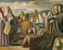 Boardman Robinson, "The Dutch in the Baltic", oil on canvas, c. 1927