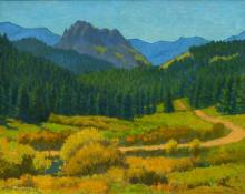 Paul Kauvar Smith, "Mountain Road", oil, 1940
