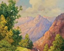 Robert Wood, "Limpia Creek", oil on canvas, c. 1935