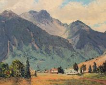 James Emery Greer, "Silverton, Colorado", oil, c. 1930