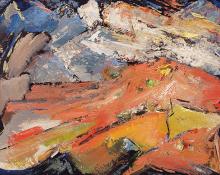 Eric Waters Gibberd, "Mountain Fantasy", oil, c. 1955