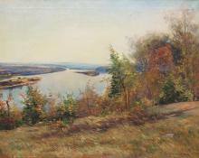 William Wendt, "Untitled", oil on canvas, c. 1925