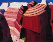 Conrad Buff, "Untitled (Dead Horse Canyon, Utah)", oil painting for sale