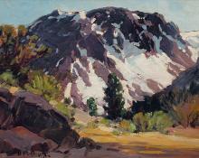 Hanson Duvall Puthuff, "On Ranch Creek", oil, 10-20-1925