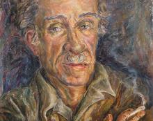 Zola Zaugg, "Charlie Bunnell", oil, c. 1950