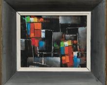 Charles Ragland Bunnell, "Untitled", oil, circa 1955 painting fine art for sale purchase buy sell auction consign denver colorado art gallery museum