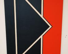 Edward Goldman, "Go This Way!", acrylic, August 1973
