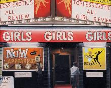 Edward Goldman, "Tricky Dicky's", acrylic, June 1973