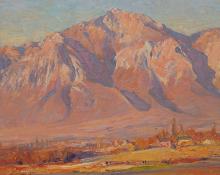 Emile A Gruppe, "Ben Lomond, Utah", oil painting for sale original art