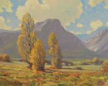 Robert Alexander Graham, "Golden Gate Canyon (Colorado)", oil, circa 1925