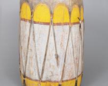 Drum, Pueblo, circa. 1900  for sale purchase consign auction art gallery museum denver