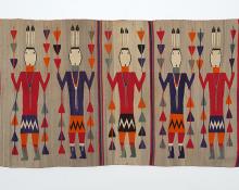 Pictorial Weaving, Navajo, circa 1950 southwest yeibichai rug native american indian for sale purchase buy art gallery trading post