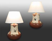 Lamp (Pair), Zia, mid 20th century 