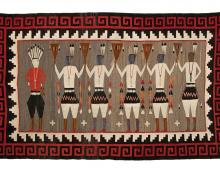 Pictorial Weaving, Navajo, circa 1930 for sale purchase consign auction denver Colorado art gallery museum