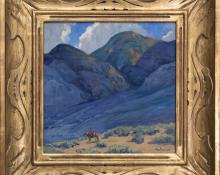 John Modesitt, "Near Taos (New Mexico)", oil, contemporary fine art painting for sale purchase buy sell consign auction denver colorado art gallery museum auction old vintage historic
