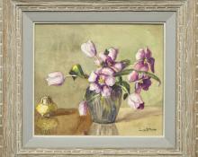Irene Fowler, "Untitled (Still Life)", watercolor painting