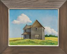 William Sanderson, "Abandoned (Colorado)", oil painting fine art for sale purchase buy sell auction consign denver colorado art gallery museum
