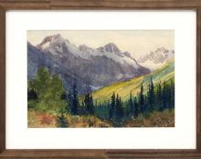 Charles Partridge Adams, Colorado Mountain Landscape painting, for sale, circa 1910, art